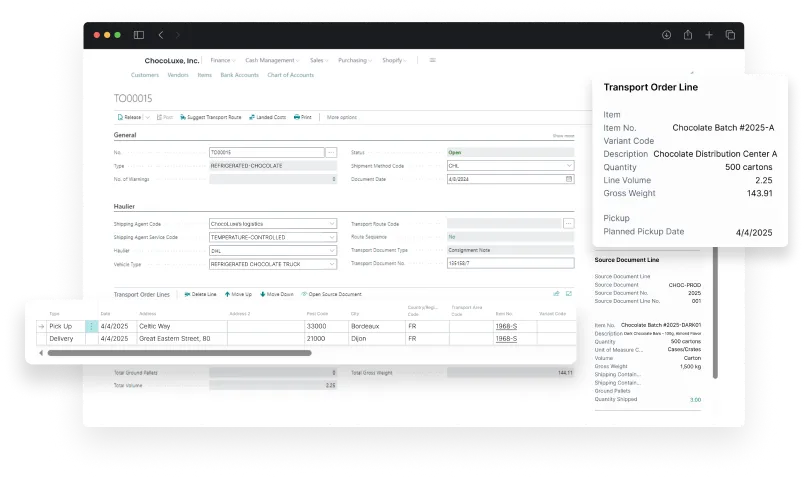 Dashboard screen of activities in Asset / Plant Maintenance