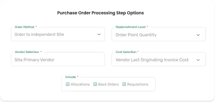 image of purchase order management