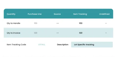 image of Lot tracking