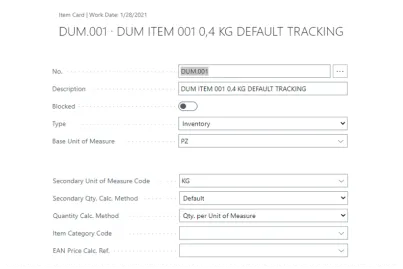 image of dual units of measurement