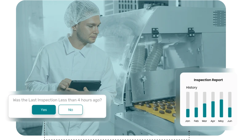 Image showcasing how to automate & manage compliance records with food safety documentation