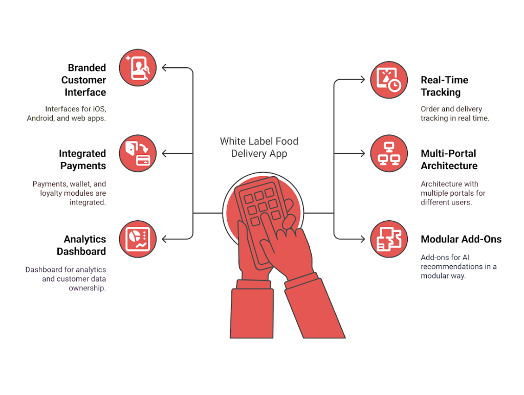 White Label Food Delivery App Features