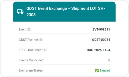image of GDST / EPCIS 2.0 Connector
