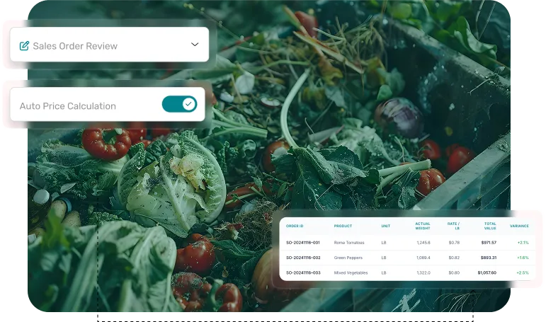 image of weight based invoicing