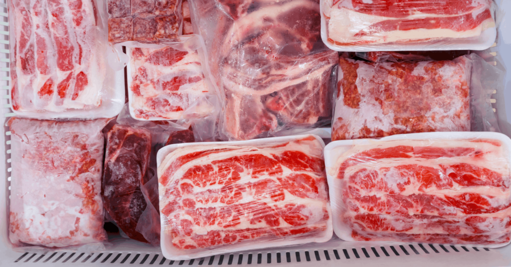 Frozen meat shelf life