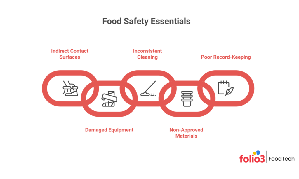 Common Mistakes Food Processors Make with Food Contact Surfaces