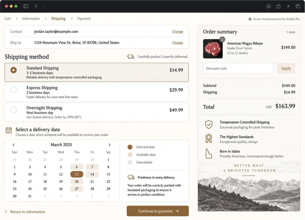 Custom Shopify Delivery Controls From Checkout to Order Management