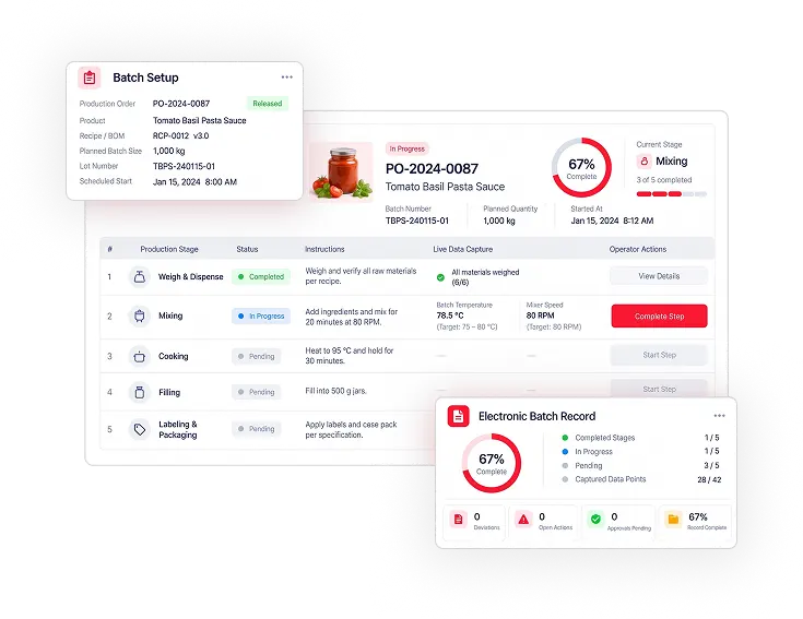 Batch Production and Execution
