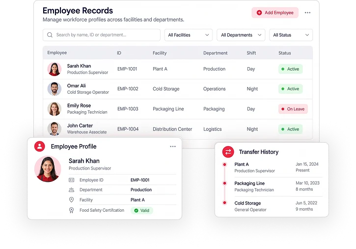 Employee Records & Workforce Database