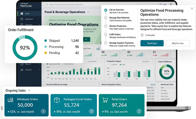 NetSuite for Food and Beverage Businesse